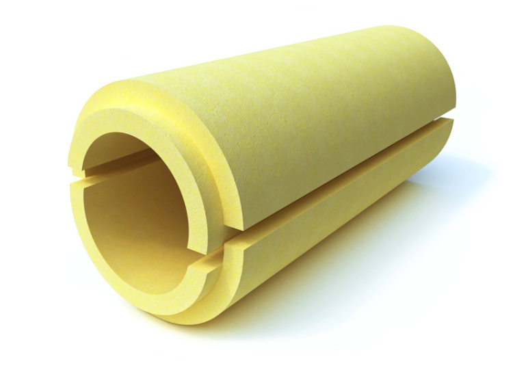 Скорлупа  для теплоизоляции труб ППУ С 1000х89х80 мм