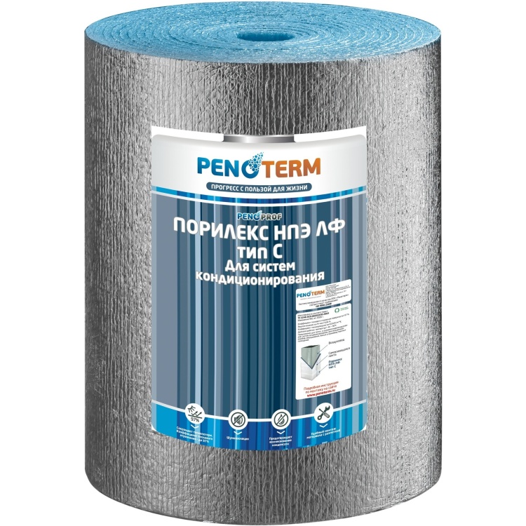 Подложка СтройИзол НПЭ ЛФ Тип С 1000х30х5 мм