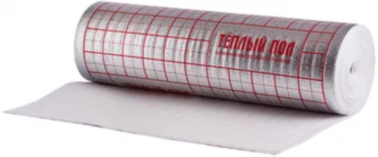 Полотно изоляционное ламинированное теплый дом Изодом 15000х1000х10 мм
