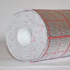 Globex Подложка для системы "Теплый пол" 5*1000*15000 15м2, с разметкой