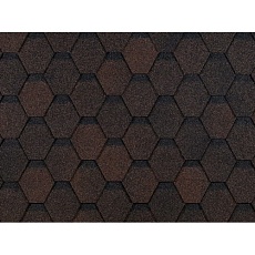 Гибкая черепица Döcke PIE STANDART/СОТА/Коричневый 3 кв.м